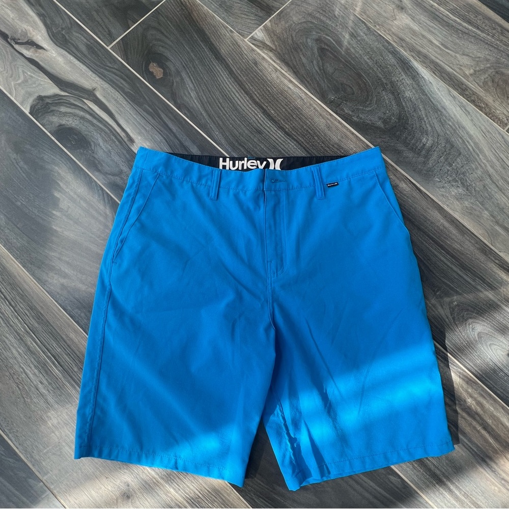 mens blue shorts from Hurley size 34